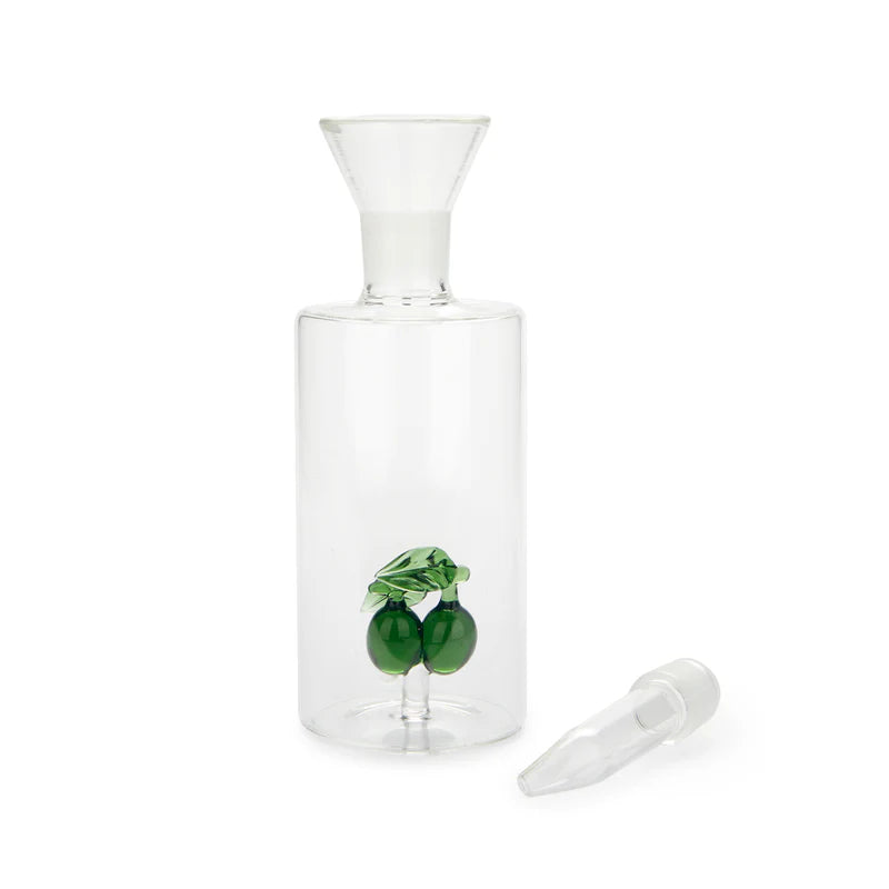 Olives Glass Oil Cruet