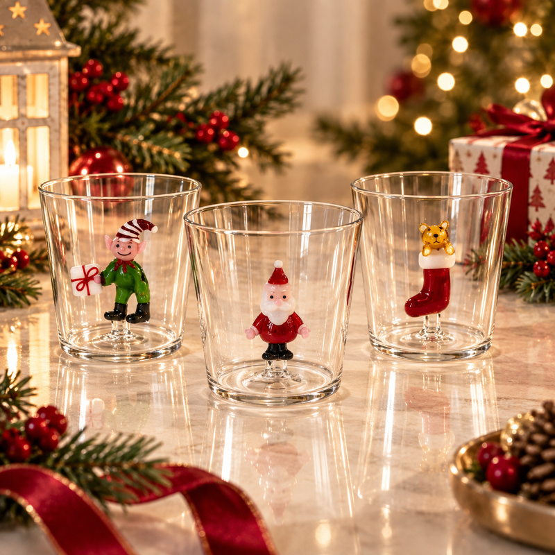 CHRISTMAS TALES – CAT IN CHRISTMAS STOCKING TUMBLER