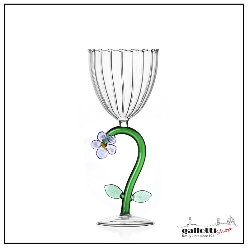 Liliac flower wine goblets - Set of 6 - Ichendorf Milano