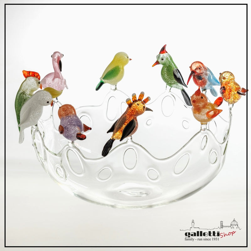 Centerpiece by Massimo Lunardon -  10 birds basket