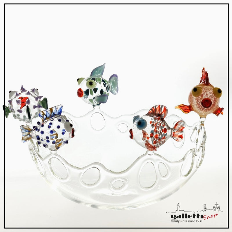 Centerpiece by Massimo Lunardon -  5 fishes basket