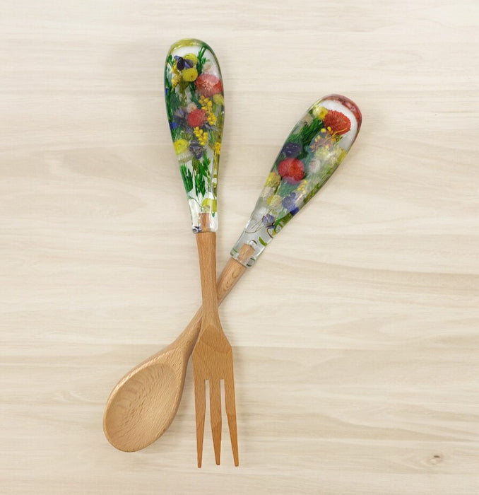 Salad Server Set Spring Collection - Riccardo Marzi