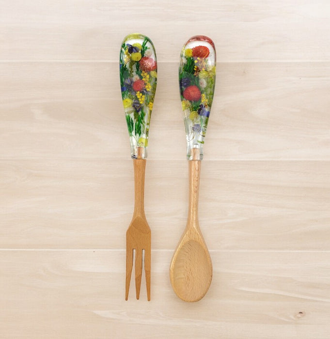 Salad Server Set Spring Collection - Riccardo Marzi