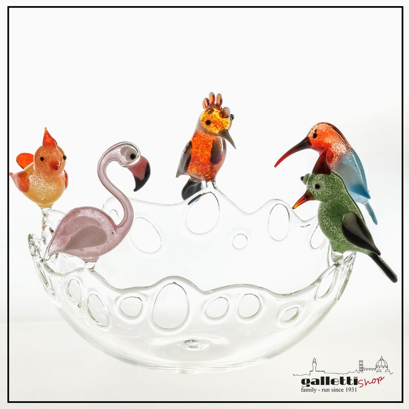 Centerpiece by Massimo Lunardon -  5 birds basket