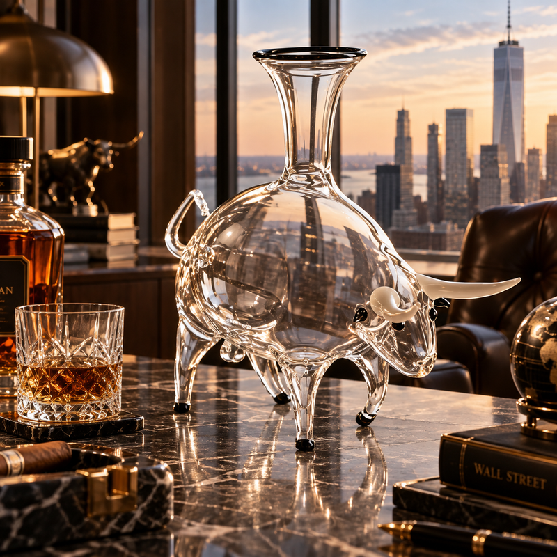 Massimo Lunardon Wine decanter –Bull