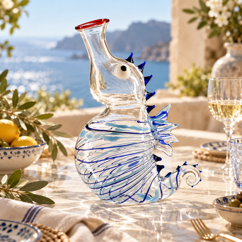 Massimo Lunardon Wine decanter – Seahorse