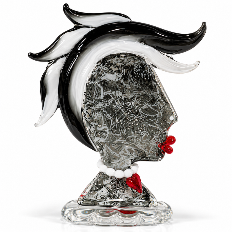 MORGAN – Original Murano Glass Picasso Head by Maestro Badioli