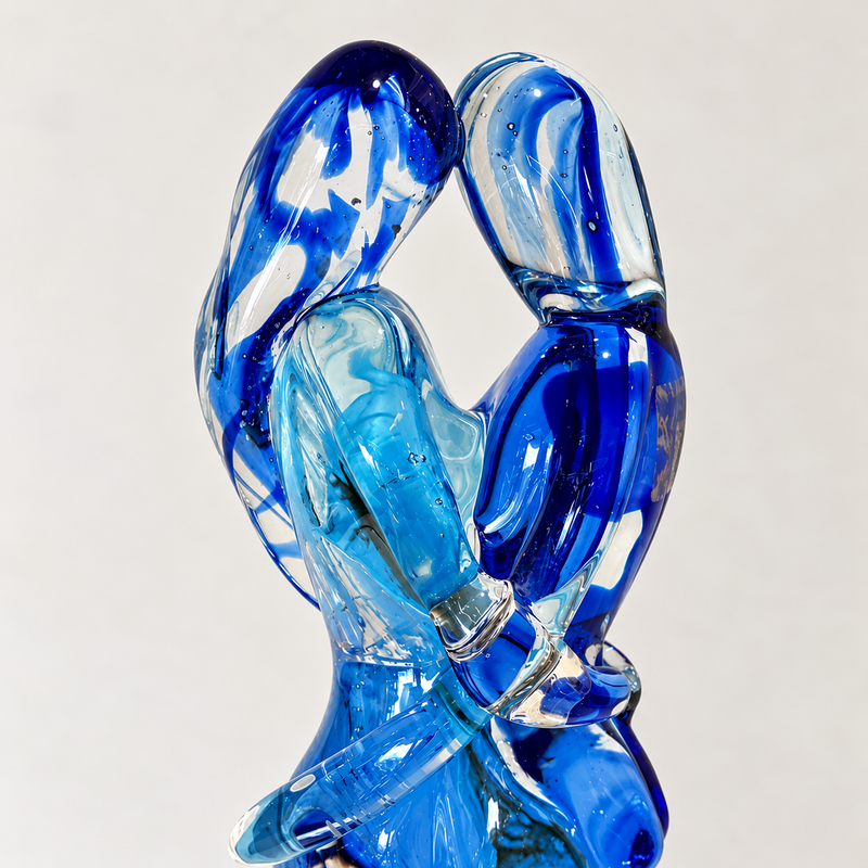 B&T LOVERS – Authentic Murano Glass Sculpture by Maestro Badioli