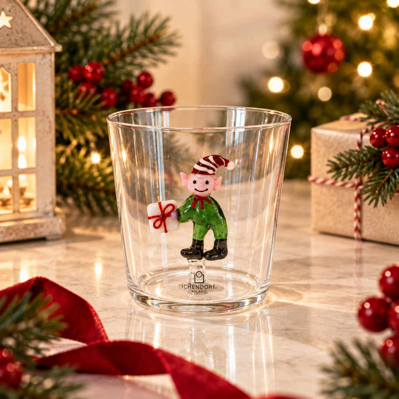 CHRISTMAS TALES – ELF WITH GIFT TUMBLER