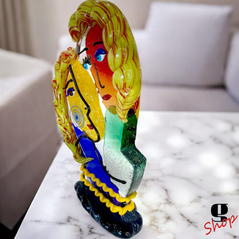 L’Abbraccio – Wonderful Original Murano Glass Sculpture by Maestro Badioli
