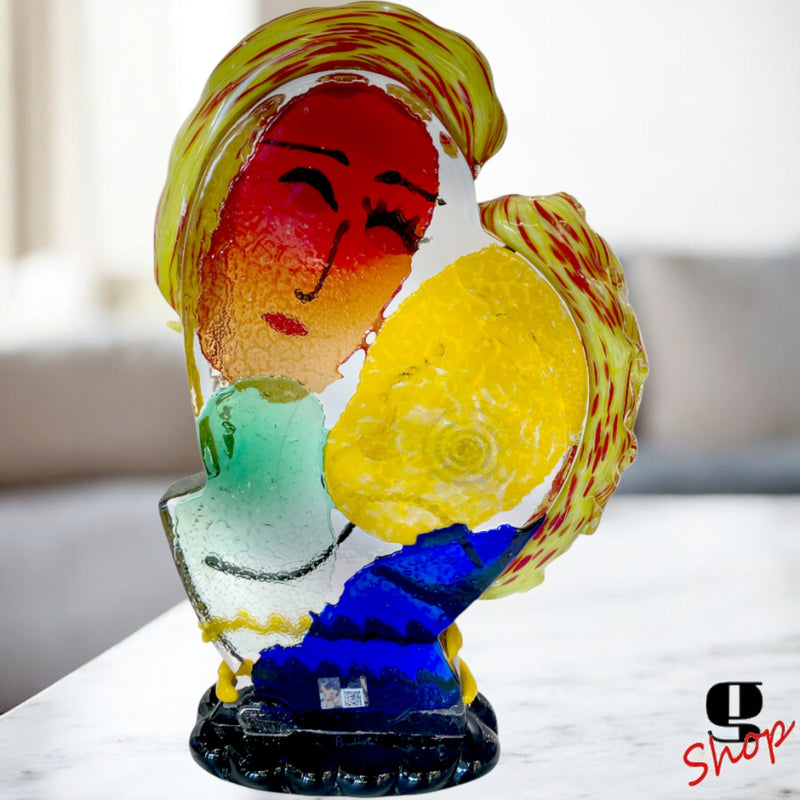 L’Abbraccio – Wonderful Original Murano Glass Sculpture by Maestro Badioli