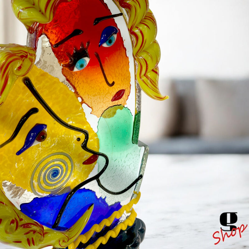 L’Abbraccio – Wonderful Original Murano Glass Sculpture by Maestro Badioli