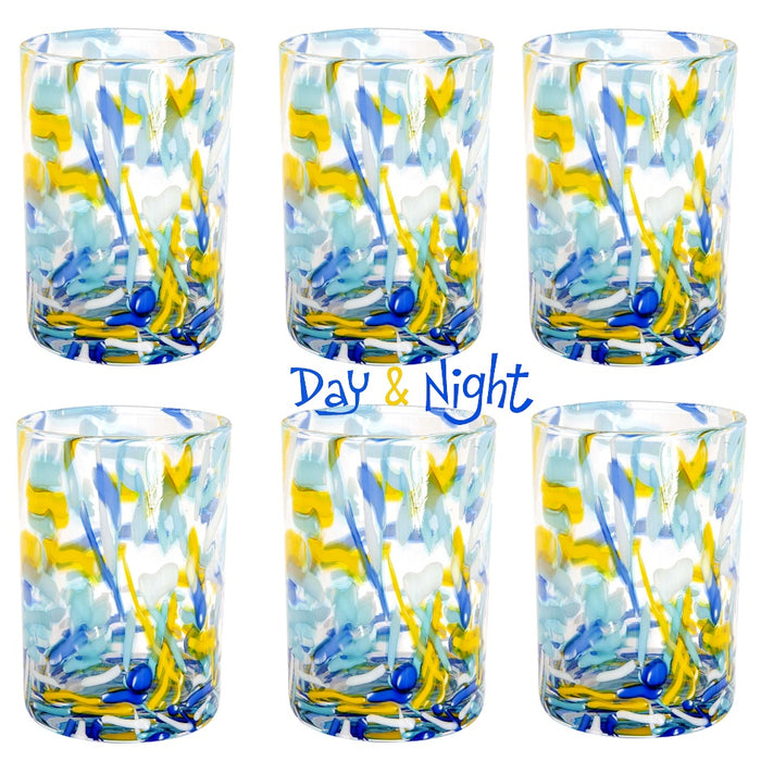 Day&Night Glass Tumbler Set - 6 Pieces