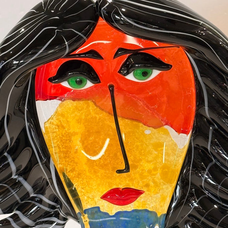 NINA – Murano Glass Picasso Head by Maestro Badioli