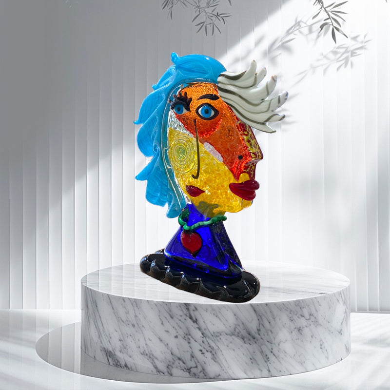 Luca e Loredana – Original Murano Glass Sculpture by Maestro Badioli