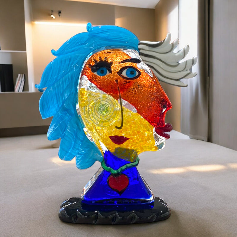Luca e Loredana – Original Murano Glass Sculpture by Maestro Badioli