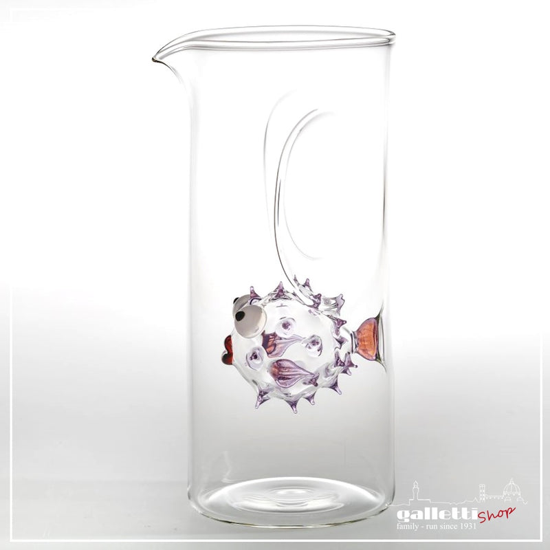 Massimo Lunardon Pufferfish Pink slime Water Pitcher