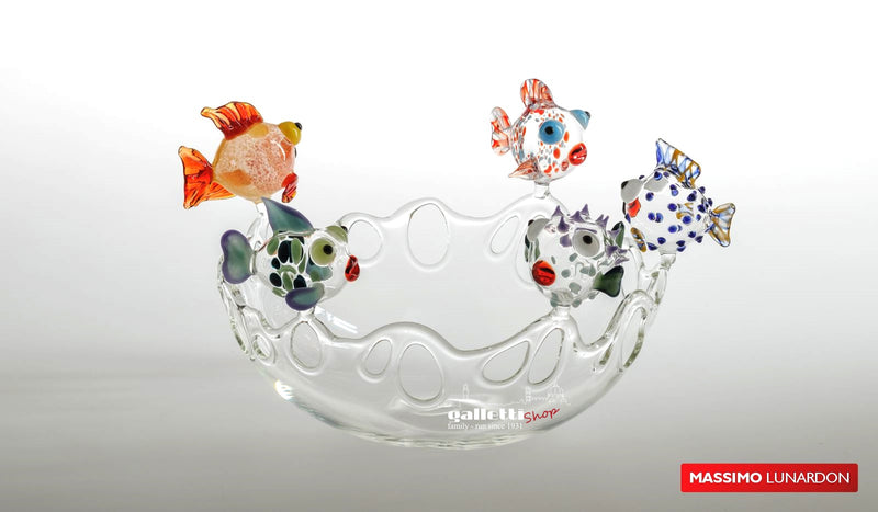 Centerpiece by Massimo Lunardon -  5 fishes basket