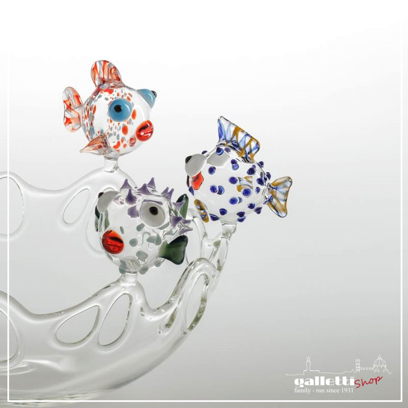 Centerpiece by Massimo Lunardon -  5 fishes basket