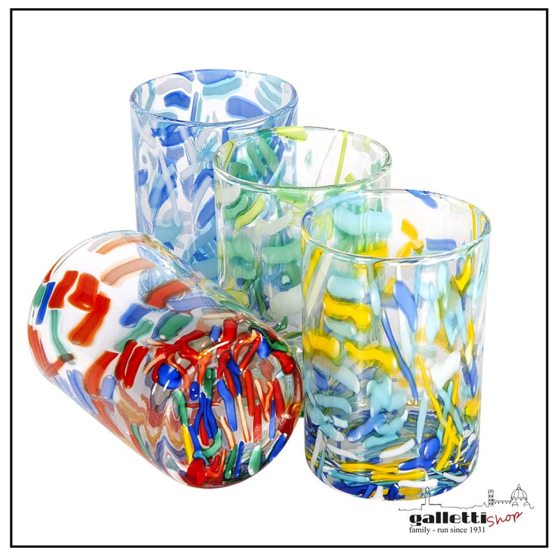 Carnival Glass Tumbler Set - 6 Pieces