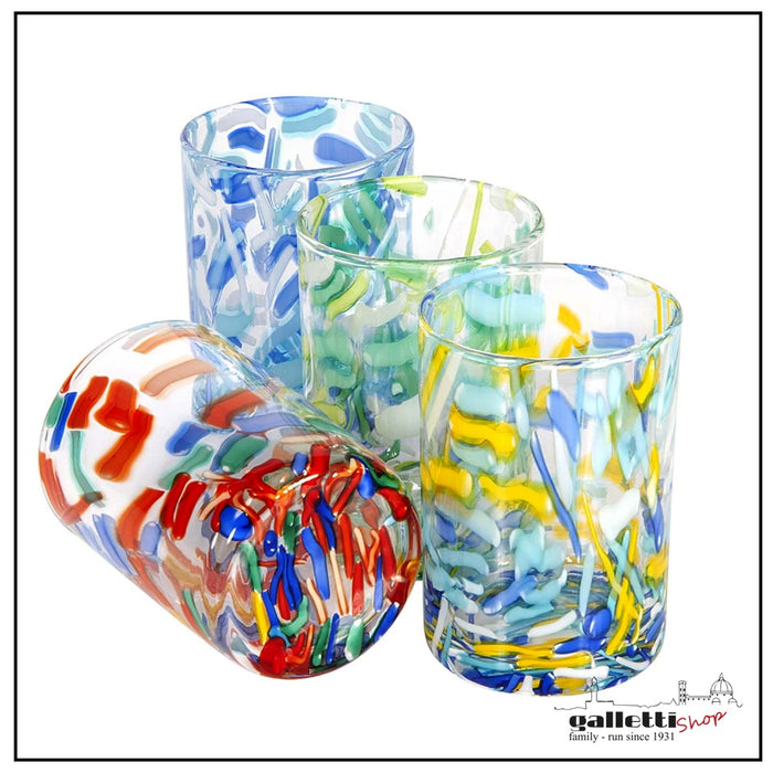 Carnival Glass Tumbler Set - 6 Pieces