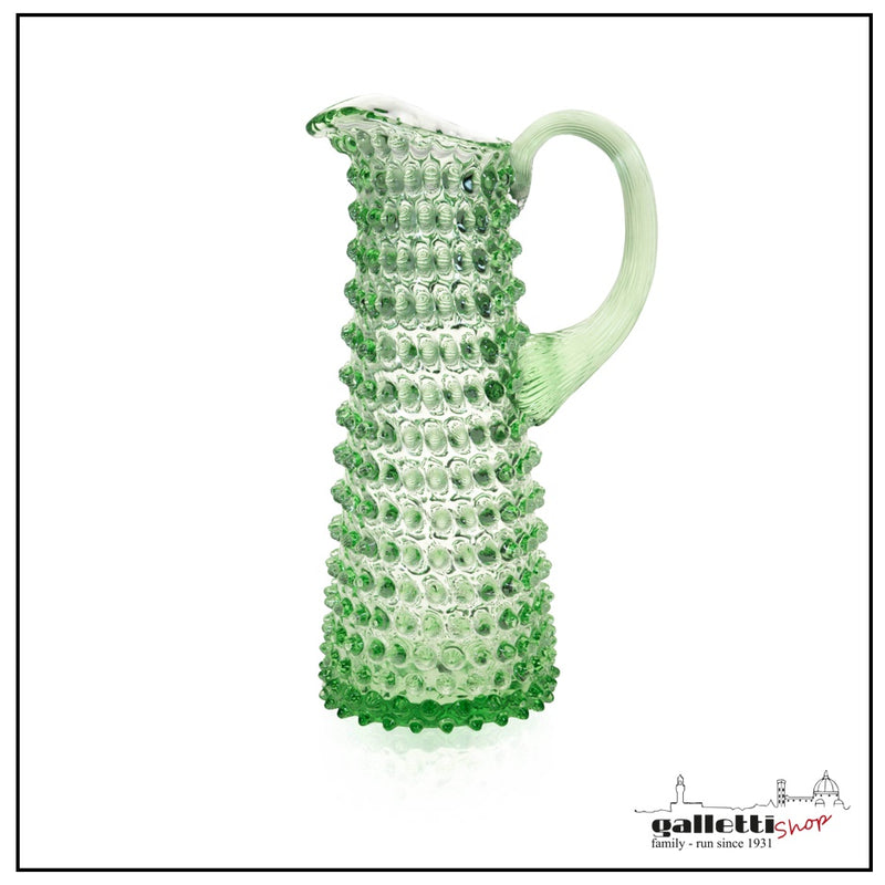 LightGreen Bohemian Glass Jug