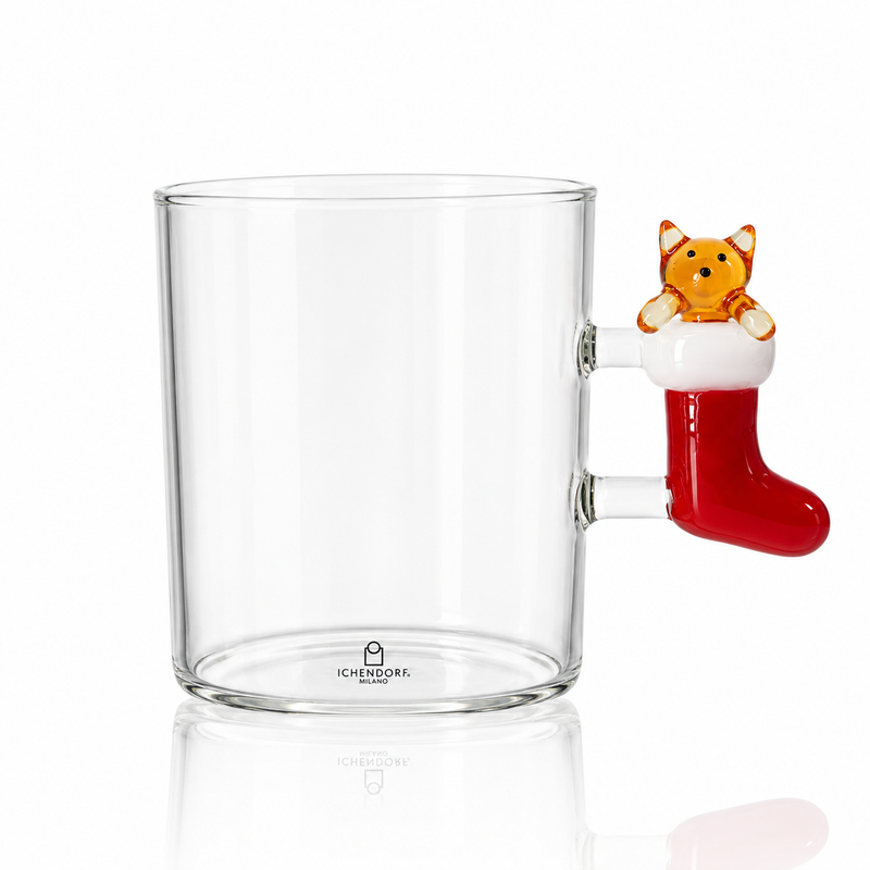 TABBY CAT CHRISTMAS EDITION – AMBER CAT IN STOCKING MUG