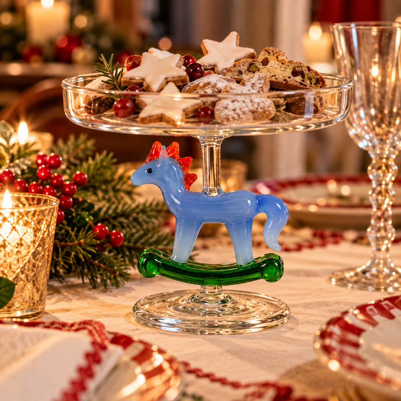 FOOTED PLATE ROCKING HORSE