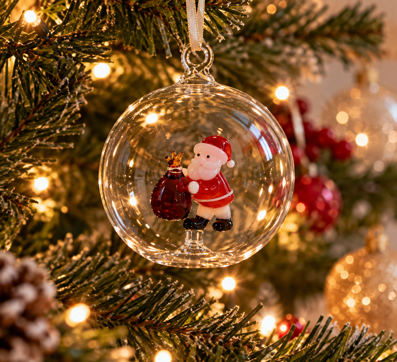 CHRISTMAS TALES – SANTA CLAUS WITH SACK CHRISTMAS BALL