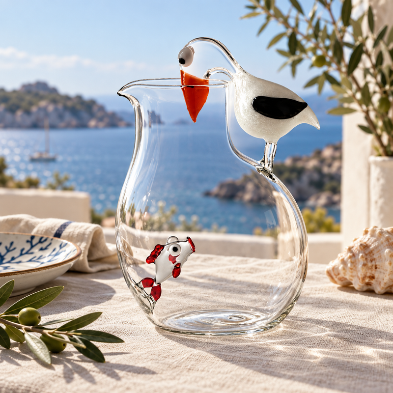 Massimo Lunardon Jar Water/wine - Pelican