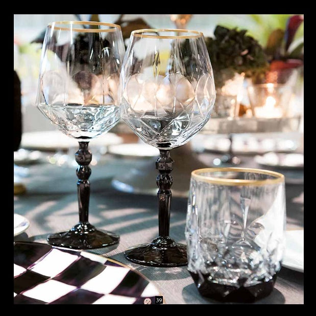 Elegance footed Glass - set of 6
