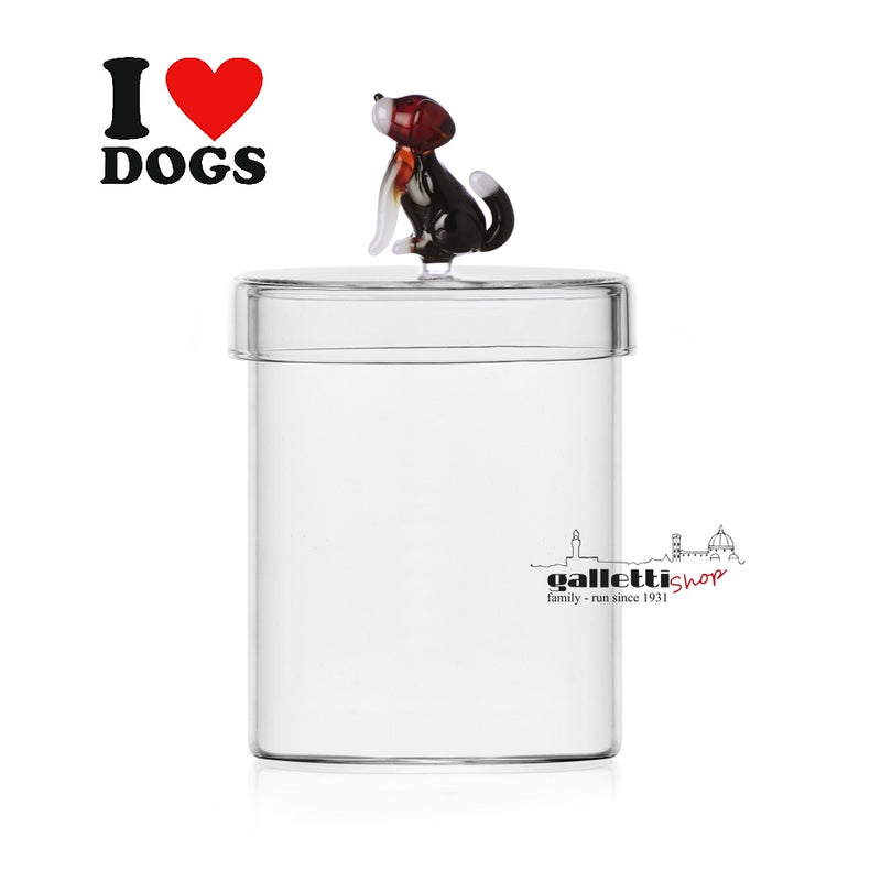 Ichendorf: jar with lid English Foxhound