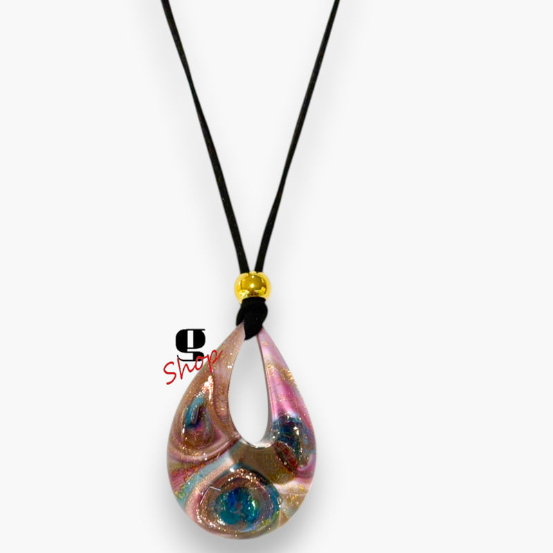 Venezia Drop Necklace – Murano Glass Pendant