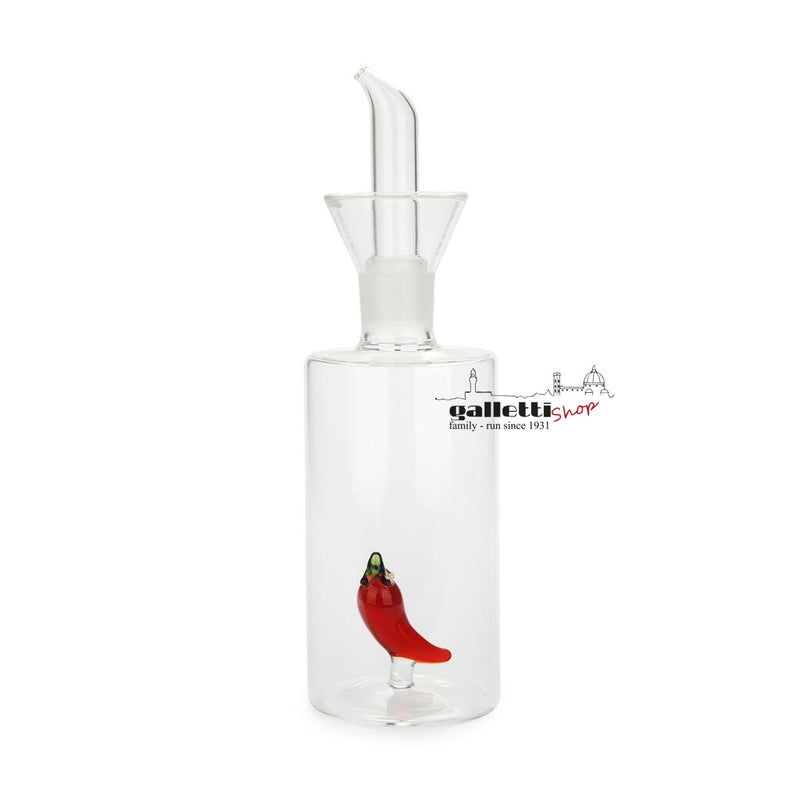 Chilli Glass Oil Cruet