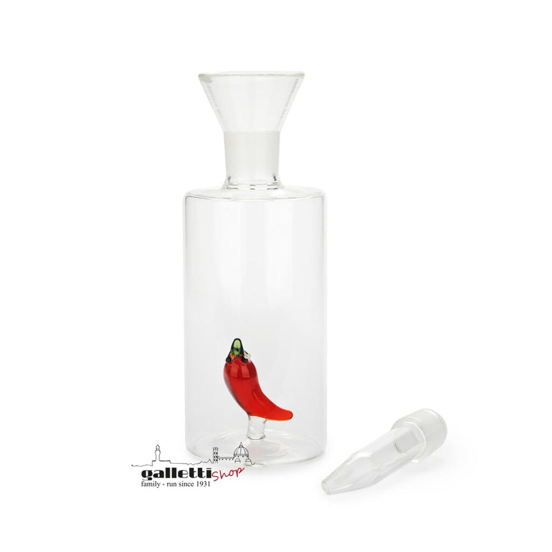 Chilli Glass Oil Cruet