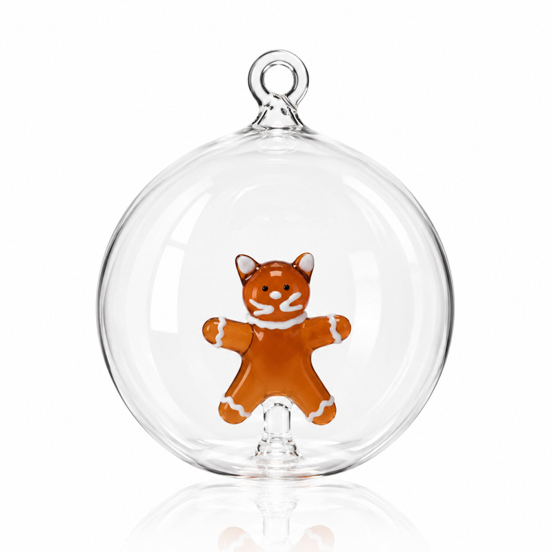 SWEET & CANDY – GINGERBREAD CAT CHRISTMAS ORNAMENT