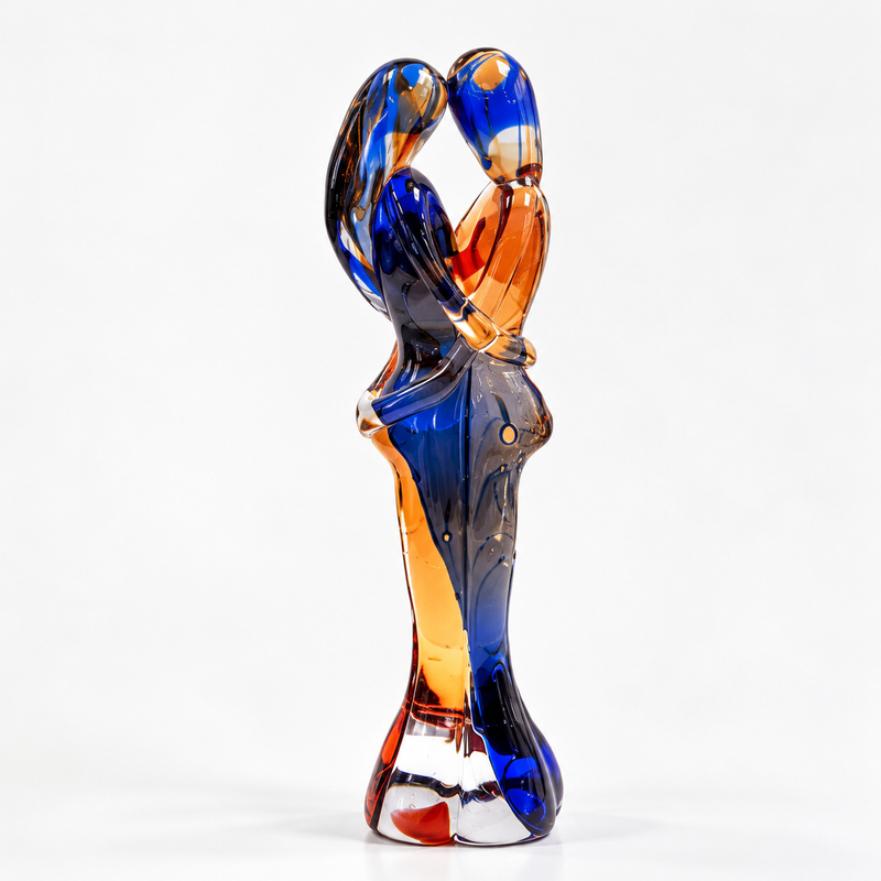 B&A LOVERS – Authentic Murano Glass Sculpture by Maestro Badioli