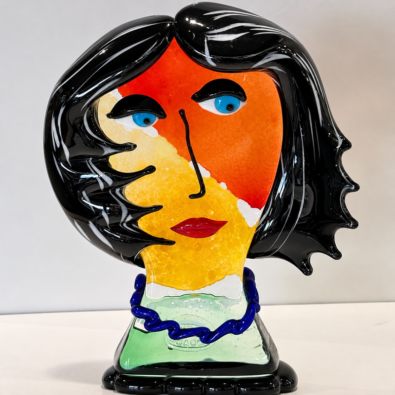 ALMA – Murano Glass Picasso Head by Maestro Badioli