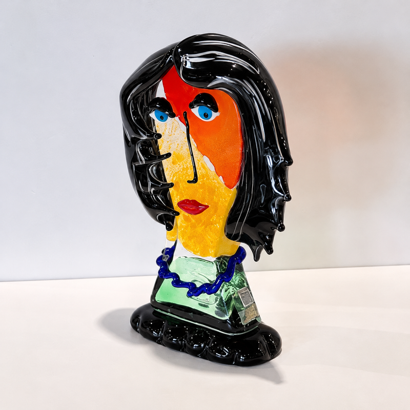 ALMA – Murano Glass Picasso Head by Maestro Badioli