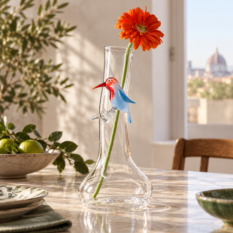 Massimo Lunardon Vase – Hummingbird (colibrì)