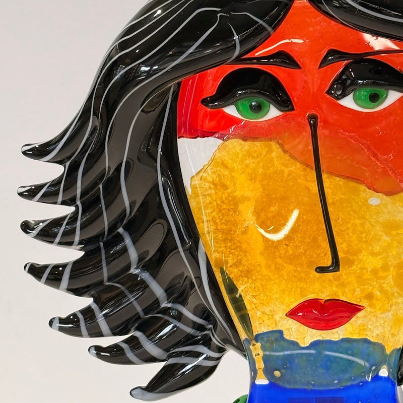NINA – Murano Glass Picasso Head by Maestro Badioli