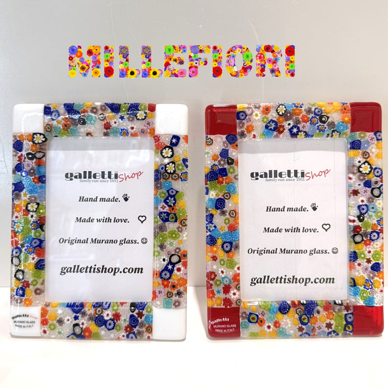 Murano Glass Picture Frame – Colorful Murrine