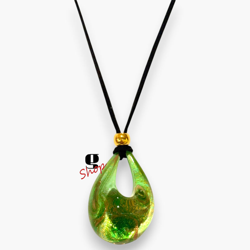 Venezia Drop Necklace – Murano Glass Pendant