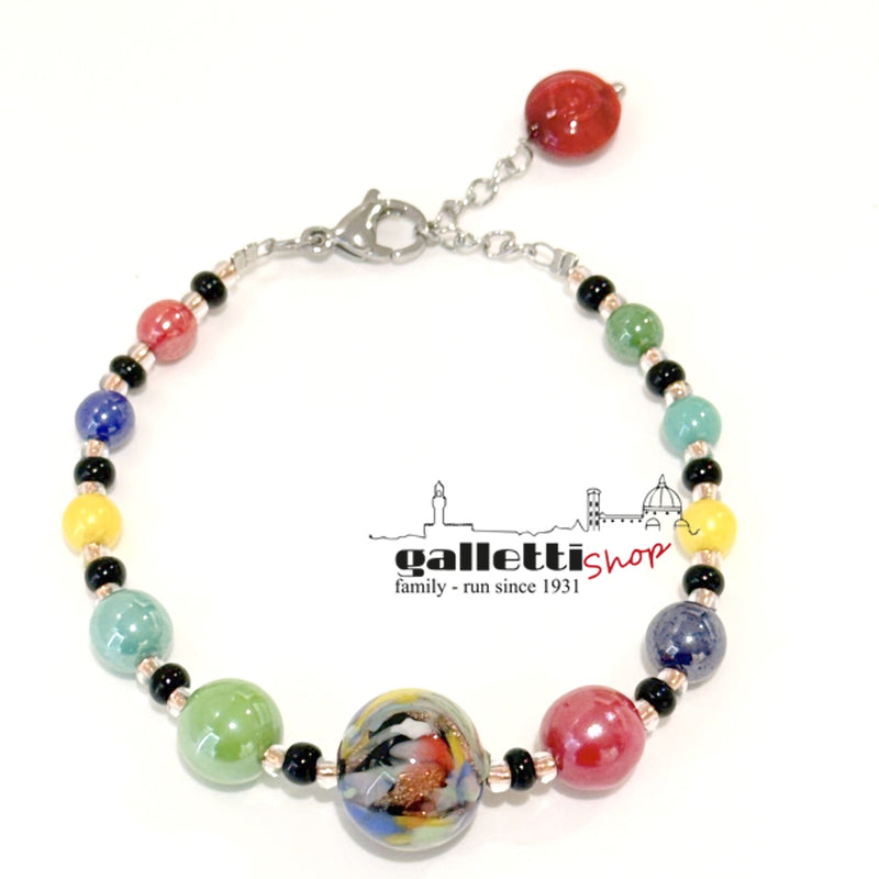 “Coriandoli” Murano Glass Bracelet