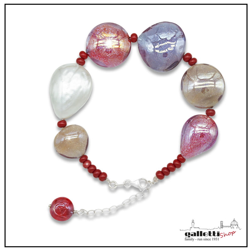 Murano glass D&T Bracelet - Degas
