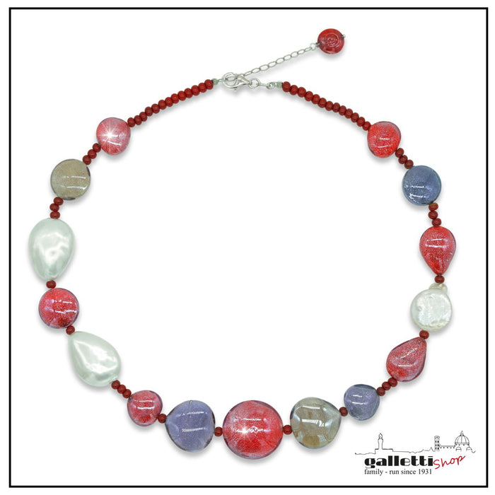 Murano glass D&T Necklace - Degas