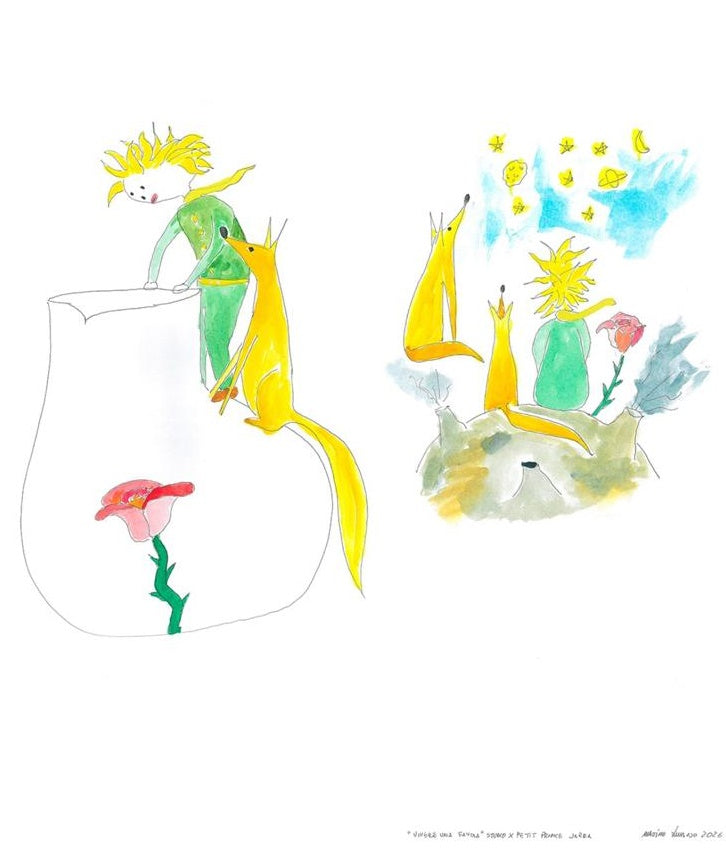 The Little Prince – Glass Jug by Massimo Lunardon