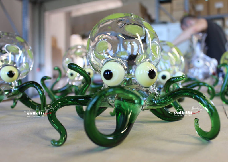 Decorative Octopus – Massimo Lunardon – Hand-Blown Borosilicate Centerpiece