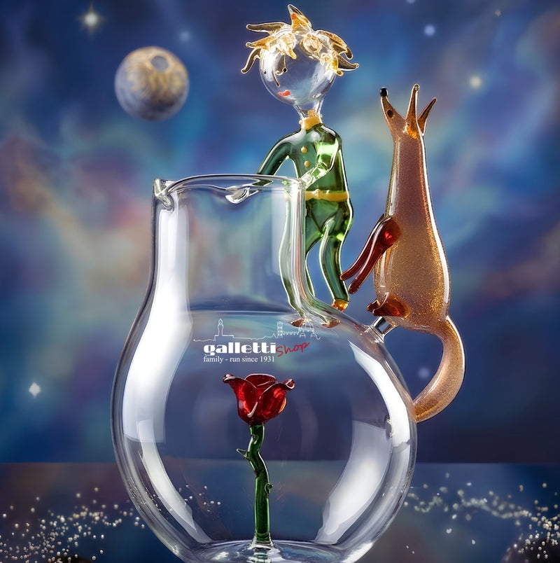 The Little Prince – Glass Jug by Massimo Lunardon