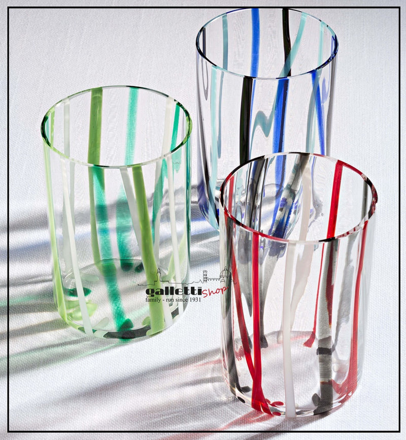 Spring Glass Tumbler Set - 6 Pieces